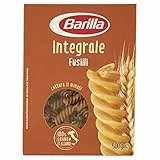 Barilla Pasta Fusilli Integrali, Pasta Corta Di Semola Integrale Di Grano Duro, Integrale, 500 g