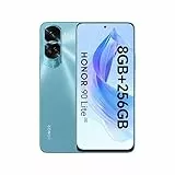 HONOR 90 Lite Smartphone 5G, 8GB RAM e 256GB, Display FullView da 6,7 pollici a 90Hz, Fotocamera Tripla da 100MP con Batteria 4500mAh, Dual SIM, Android 13, Cyan Lake