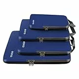 Eono Organizzatori da Viaggio a Compressione, Organizer Valigia Set, Cubo di Viaggio, Cubi di Imballaggio, Compression Packing Cube