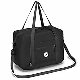 BAGZY Bagaglio a Mano 40x20x25 Borsone da Viaggio 20L Grande Pieghevole Leggero Palestra Valigia Cavalcabile Trolley Impermeabile a Tracolla Borsa Sportiva per Weekend