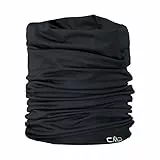 CMP,Unisex multi-functional neckwarmer,Nero, Taglia unica