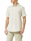 Jack Wolfskin Hot Springs Shirt M Camicia, Quadretti Bianchi in Cotone, S Uomo
