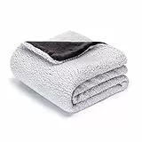 Nobleza Copertine per Cani, Morbida Coperta in Pile per Gatti, Color Grigio, Misure 120 * 100cm