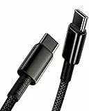 Baseus Cavo USB C a USB C Ricarica Rapida 100W, 1 Metri Cavetto Type-C con PD 3.0, Tipo C Cavo per MacBook Air/Pro, iPad Pro 12.9/11/Air/Mini, Samsung Galaxy S22/21/20, Huawei