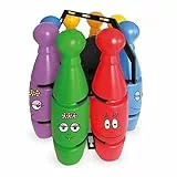 Grandi Giochi Barbapapà Set Birilli con palla inclusa-BAP39000, Multicolore, BAP39000