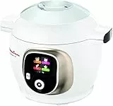 Moulinex CE851A Cookeo + Multicooker con 150 Ricette Pre-impostate, 1600 W, Capacità 6 Litri, 2-6 Persone, Robot da Cucina Multifunzione con 6 Modalità di Cottura, Cottura Automatica, Avvio Ritardato
