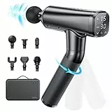 Pistola Massaggio Muscolare - Pistola Massaggiante Muscolo Tessuto Profondo 14 mm - Massaggiatore Muscolare Elettrico con Batteria della Durata di 120-giorni per Sollievo dal Dolore Muscolare Schiena