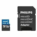 Scheda microSDXC Philips 64GB Classe 10, UHS-I U3, 4K