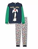 United Colors of Benetton Pig(Maglia+Pant) 3YN44P015 Set di Pigiama, Blu Scuro 13C, XL Uomo