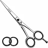 CANDURE Forbici Parrucchiere Professionali Forbice per Capelli da Barbiere per Taglio di Capelli Acciaio Inossidabile Adatta per Kit Barbiere, Uomini e Donna