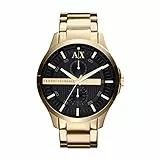 Armani Exchange Orologio da uomo, movimento multifunzione, cassa in acciaio inossidabile 46 mm con bracciale in acciaio inossidabile, AX2122
