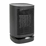 Brigros - Termoventilatore Elettrico Ceramica 950W, Riscaldatore Stufa Portatile Oscillazione Automatica per Piccoli Spazi, Casa, Ufficio