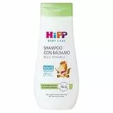 HiPP Baby Care - Shampoo con Balsamo per Bambini, Districa i Capelli e Protegge il Cuoio Capelluto, per Pelli Sensibili, con Estratto Naturale di Mandorle Bio, 1 Pezzo da 200 ml