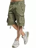 JACK & JONES Jjizeus Jjcargo-Pantaloncini AMA SN, Oliva impolverato, L Uomo