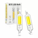Bonlux 5W Lampadine LED R7s 78mm Dimmerabile Bianco Naturale 4000K, Lampadine Lineare Tipo J J78 Lampadina Alogena 40W-50W Equivalente, COB LED 500LM Proiettore 360 Gradi Luce, AC 220V-240V(2-Pezzi)