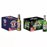 Tennent's Super, Birra Bottiglia - Pacco da 12x50cl & Beck's Pils, Birra Bottiglia - Pacco da 24x27,5cl