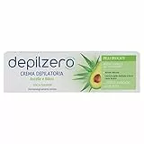 Depilzero Crema Depilatoria Ascelle e Bikini, con Olio di Avocado e Aloe Vera - 75 ml
