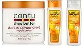 Crema curvante al cocco Cantu 340 g con shampoo senza solfati 400 ml e balsamo 400 ml con crema riparatrice lasciare in condizionata 453 g