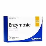 YAMAMOTO RESEARCH Enzymasic 30 Capsule, Integratore Alimentare di Enzimi Digestivi, Favorisce la Digestione e Supporta il Sistema Gastrointestinale