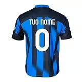 Inter Replica Ufficiale Maglia Home 2023 2024 Personalizzabile, Blu, Nero, Bianco, Bambino Ragazzo Adulto