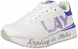 REPLAY Penny Rep, Scarpe da Ginnastica Donna, 371 Bianco Viola, 39 EU
