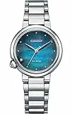 Citizen Orologio Analogo Eco-Drive Donne con Cinturino in Acciaio Inossidabile EM0910-80N