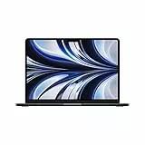 Apple PC Portatile MacBook Air 2022 con chip M2: display Liquid Retina 13,6', 8GB di RAM, 256GB di archiviazione​​​​​​​ SSD storage, tastiera retroilluminata; color​​​​​​​ Mezzanotte
