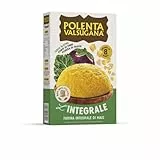 Valsugana, Polenta Integrale Rapida, Confezione da 330g, con Mais 100% Italiano, Consistenza Rustica e Corposa, Pronta in Pochi Minuti, Senza Glutine