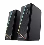 Trust Gaming Casse PC 2.0 GXT 609 Zoxa, 12W, Altoparlante Stereo, 6 Modalità Di Illuminazione RGB, Alimentazione Via USB, Set Di Altoparlanti Per PC, Computer, Desktop, Laptop, Portatile - Nero