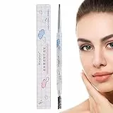 Sopracciglio impermeabile | Trucco sopracciglia | Design a doppia testa, colore setoso, forte senso della forma, alta saturazione, matita per sopracciglia impermeabile per feste, regali di Amesor