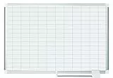 Bi-Office New Generation - Lavagna Magnetica Planning, 90 x 60 cm, Superficie Magnetica Acciaio Laccato a Quadretti 25 x 50 mm