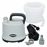 Intex 28606 Pompa Di Svuotamento, Bianco Nero, 27.94 x 27.94 x 27.94 Cm