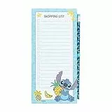 Grupo Erik: Lista Spesa Magnetica da Frigo Disney Stitch | Shopping List magnetica, 10 x 21 cm, con 65 fogli e matita, Block Notes con calamita da frigo per lista spesa o to do list