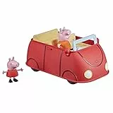 Peppa Pig, Peppa's Adventures, Peppa's Family Red Car, Giocattolo per età prescolare, con Frasi ed Effetti sonori, dai 3 Anni in su