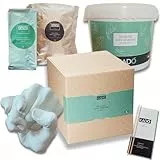 KADÓ Calco Mani Coppia | Idee Regalo Donna | Regali per lei e per Lui | Regalo Uomo | Kit Calco Mani Famiglia in Gesso | Gesso per stampi | Kit per Impronte 3D con Confezione Regalo | Made in Italy