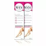 Veet Crema Depilatoria per Gambe, Braccia, Ascelle e Zona Bikini, 2 Confezioni da 200 ml, Idrata, per pelle Normale