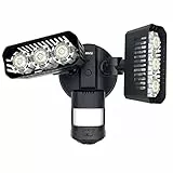 SANSI Luce di sicurezza esterna del sensore di movimento, 27W 2700Lumen LED Proiettori con sensore PIR per la sicurezza dell'illuminazione, IP65 Impermeabile Lampada da parete esterna 4000K