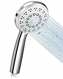Rovtop Soffione Doccia Multifunzionale ad Alta Pressione, Doccetta Massaggio Anticalcare Universale per Bagno, 5 Modi