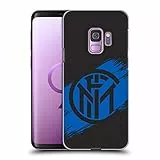 Head Case Designs Licenza Ufficiale Inter Milan Tratti di Pennello Grafici Custodia Cover Dura per Parte Posteriore Compatibile con Samsung Galaxy S9
