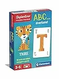 Clementoni 16123, Sapientino, A B C…Divertiamo!, Carte Illustrate, Gioco Educativo 3 anni per Stimolare Linguaggio, Gioco per Imparare a Parlare, Made in Italy