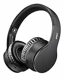 LOBKIN Cuffie Wireless, Bluetooth 5.3 Cuffie Senza Fili con Microfono, TF, AUX IN,Radio FM, Chiamata a Mani libere, Cuffie Over Ear Pieghevole per TV/PC/Musica