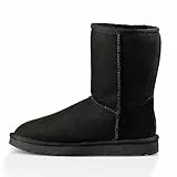 UGG Classic Short Ii, Stivali classici, Donna, Nero, 39 EU