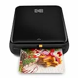 Kodak Step stampante Stampante fotografica portatile, wireless, tecnologia ZINK Zero Ink, app Kodak gratuita per iOS e Android, Stampa foto adesive 2'x3' da dispositivi Bluetooth o NFC, Nero