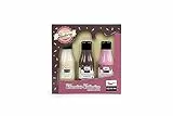 Aquolina, Cofanetto Chocolate Collection, Bagno Doccia Idratante al Cioccolato Bianco, Fondente e Rosa - 3 prodotti da 125ml
