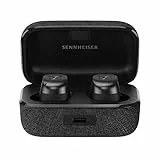 Sennheiser MOMENTUM True Wireless 3 - Cuffie Bluetooth in-ear, Per musica e telefonate, Con cancellazione attiva del rumore, Ricarica wireless Qi, Durata della batteria di 28 ore, Grafite