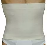 MANIFATTURA BERNINA Elan 500431 (Taglia 4) - Pancera Lana Merino Fascia Termica per la Vita Fascia Lombare riscaldante Altezza 31 cm Unisex 100% Made in Italy
