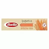 Barilla Pasta di Legumi Spaghetti di Lenticchie Rosse, Ricche di Fibre e Proteine, Senza glutine, 250 gr