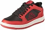 Kappa Lineup Low Unisex Scarpe per jogging su strada Unisex - Adulto, Rosso (Red/Black), 39 EU