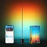 Govee Lampada Terra LED, Smart RGBIC Dimmerabile, Funziona con Alexa e Google Assistant, Controllo APP, Sincronizzazione Musica, Modalità fai da te, Oltre 64 Modalità Scena, Soggiorno Decorazione