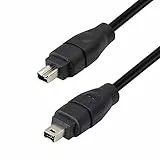 FireWire 400 Cavo da 4 pin a 4 pin maschio a maschio Cavo iLink DV Cavo Firewire 400 IEEE 1394 per computer Laptop PC a videocamera Sony JVC - 6FT/1.8M
